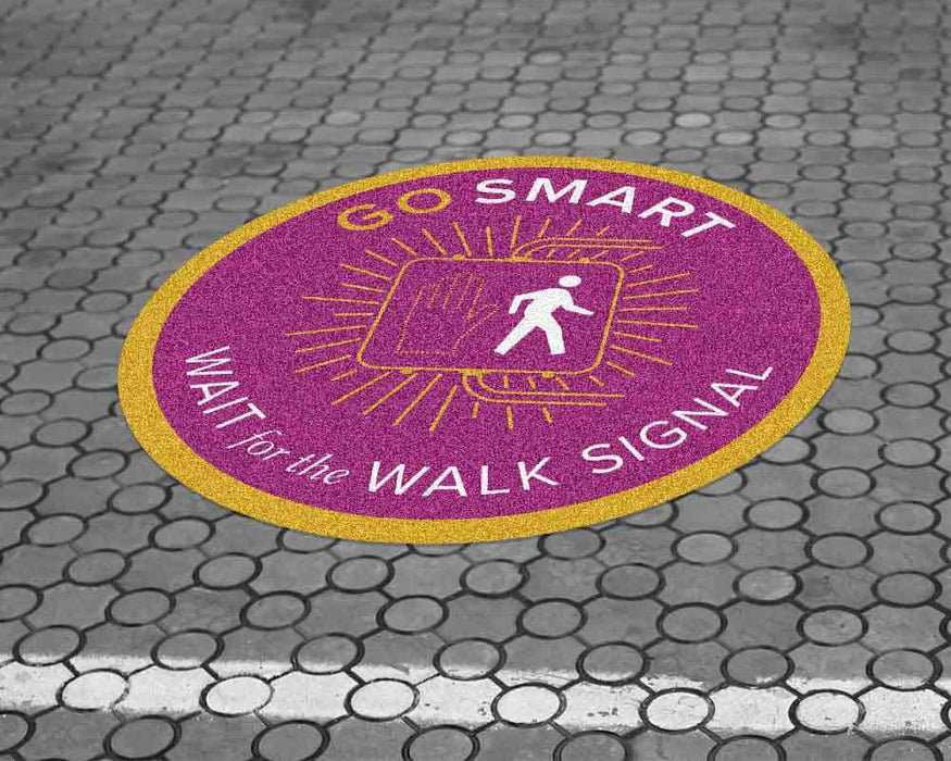 Boot Prints Durable Outdoor Floor Graphics